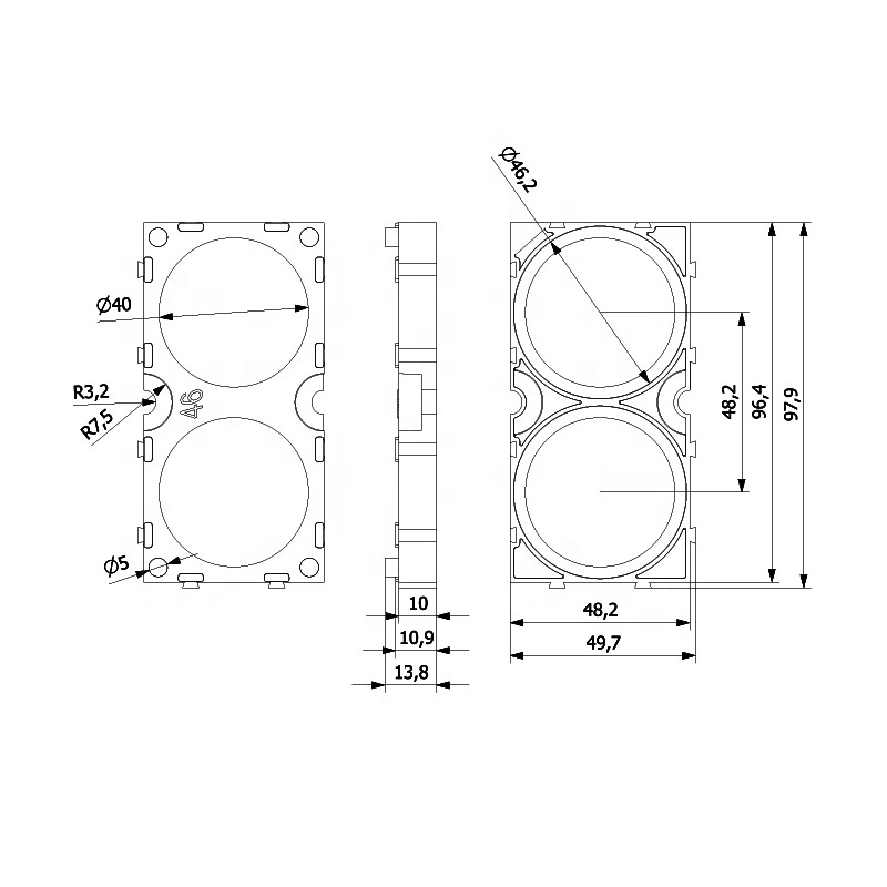 Battery case and holders