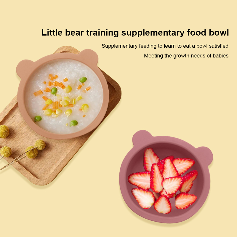 Silicone baby bowls