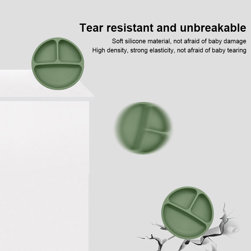 Silicone baby feeding sets