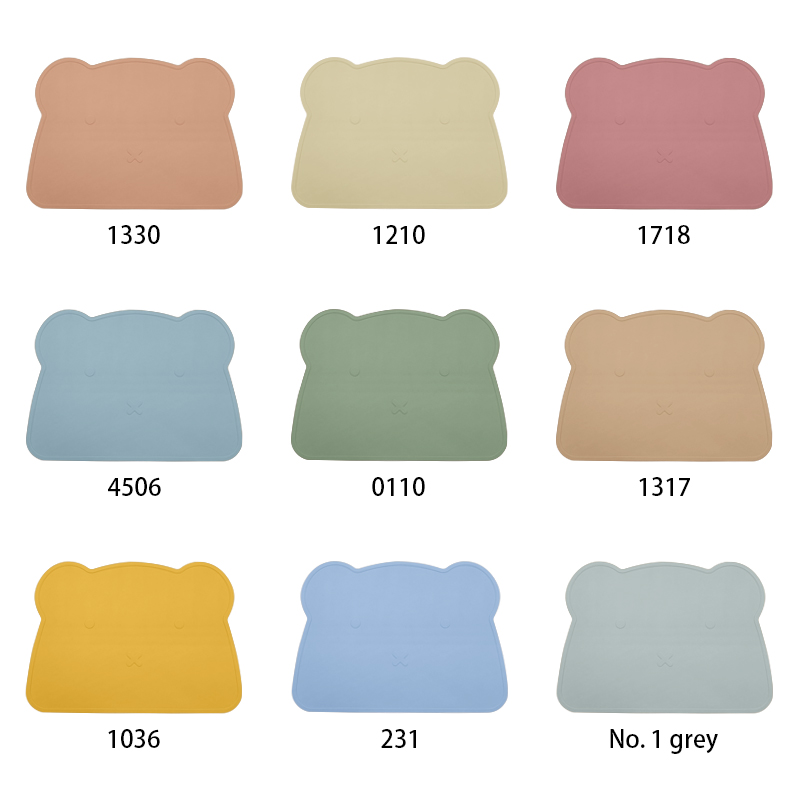 Silicone placement mats