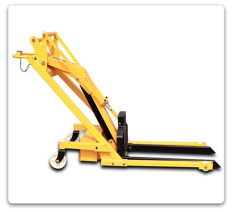 Electro-hydraulic crank armloading truck