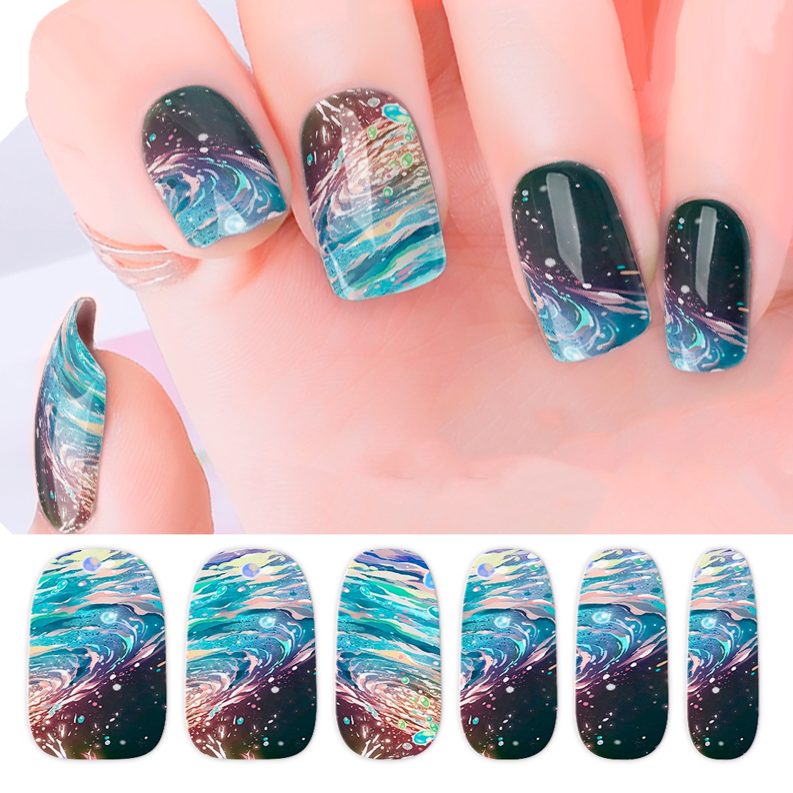 100% Real Nail Polish Wraps