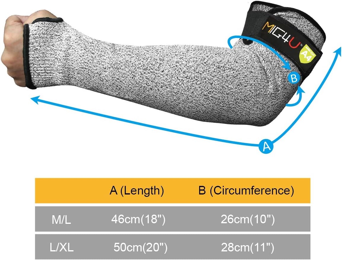 Cut resistant sleeves