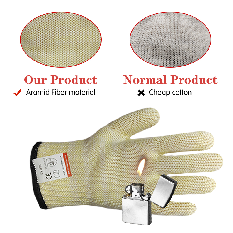 Fire & heat resistant gloves