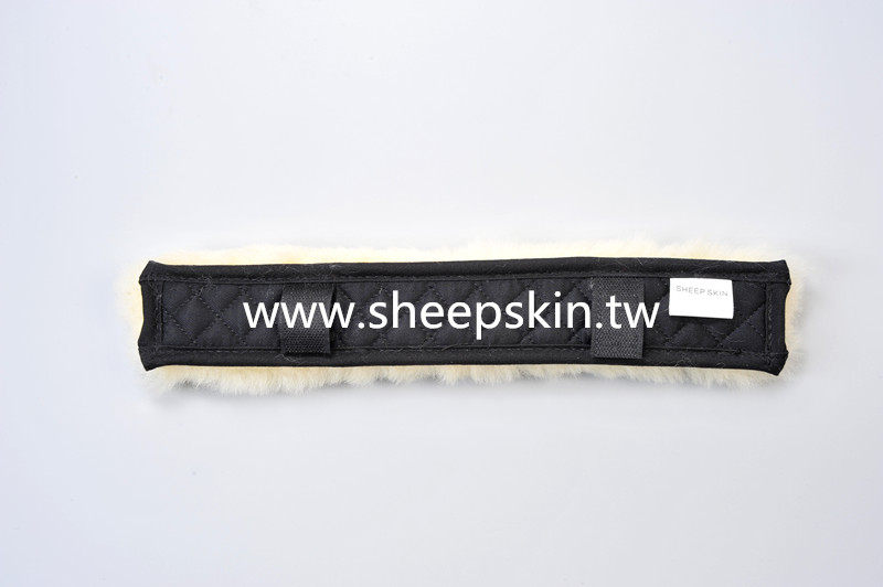 sheepskin horse noseband
