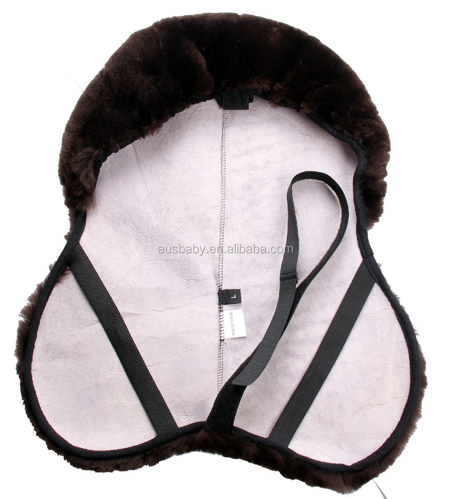 sheepskin saddle seat cover