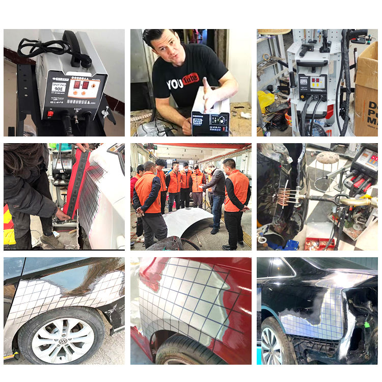 Car body repair machine