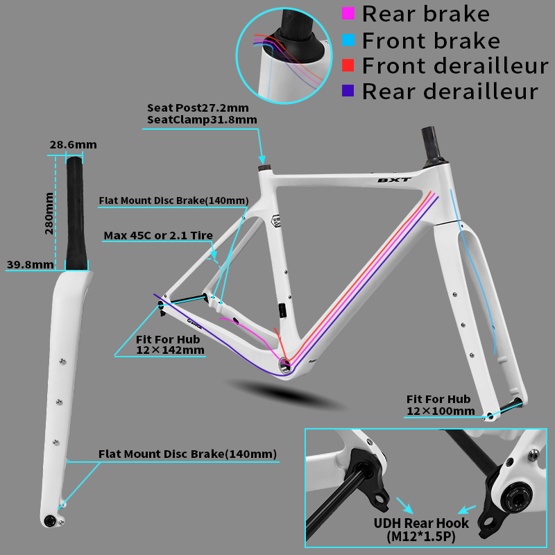 Carbon Gravel Frame