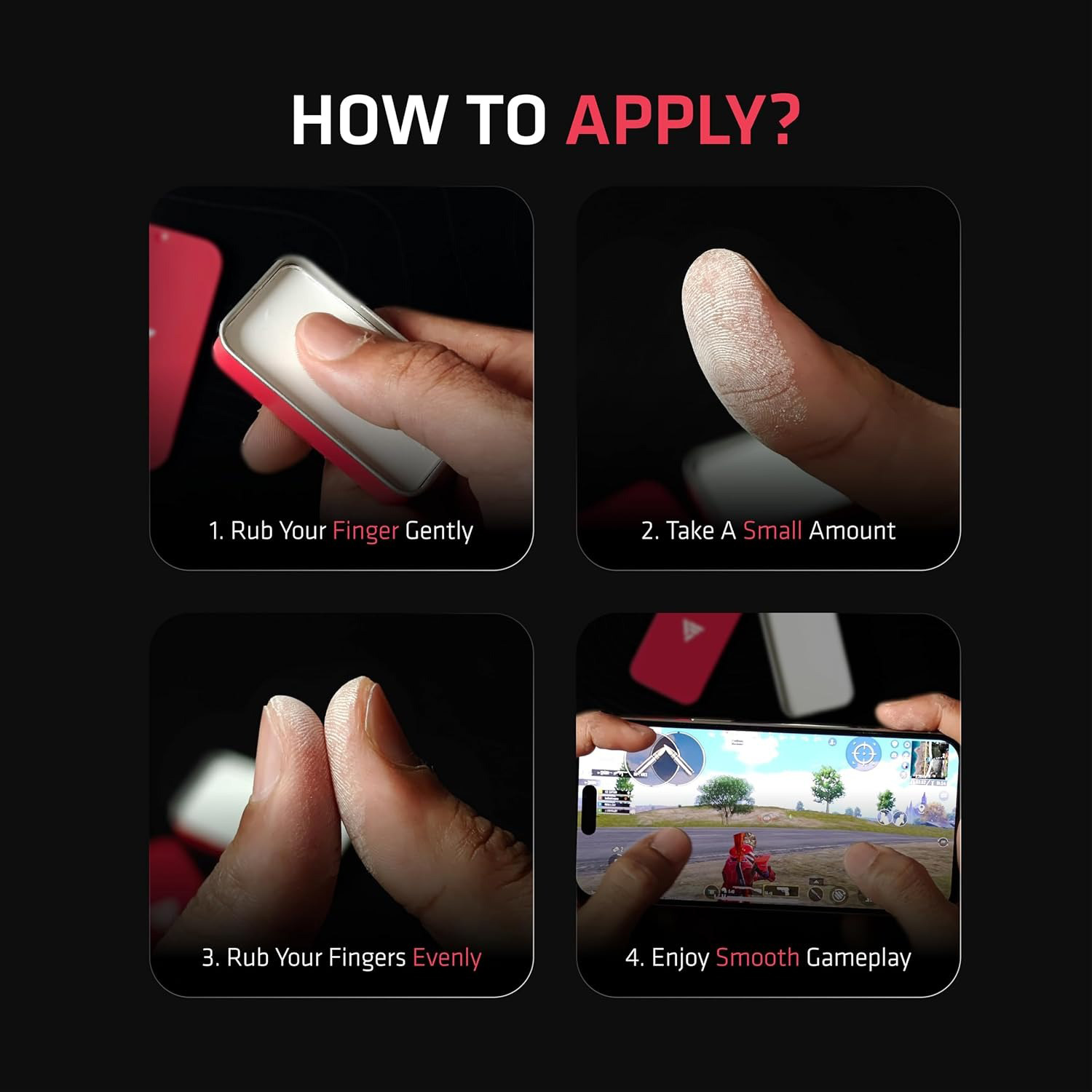 Gaming Finger Powder for Mobile Games