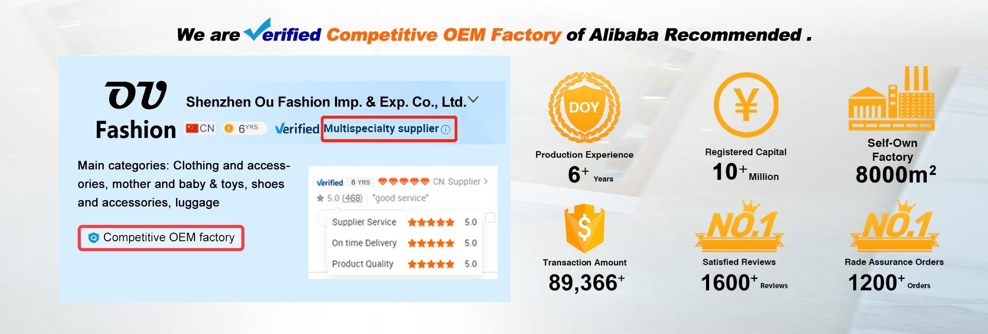 Shenzhen Ou Fashion Imp. & Exp. Co., Ltd.