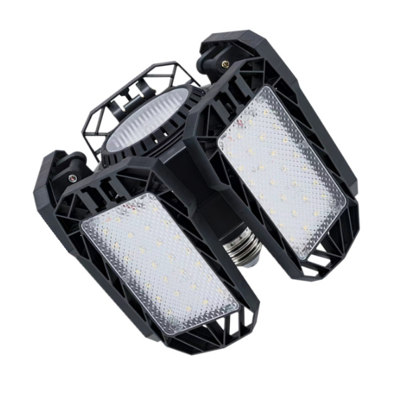 LED Garage Light Manufacturer - High Light 5 Foldable Leaves Adjustable for Warehouse Workshop