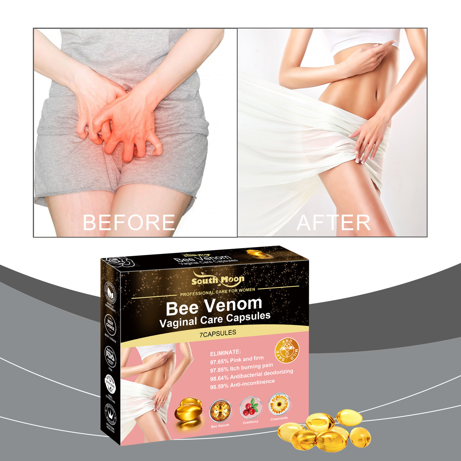 Ladies Care Essence Manufacturer - Gentle Herbal for Body Cleansing Deodorizing Firming & OEM ODM