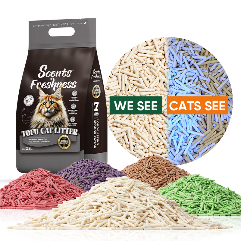 UV attractant cat litter