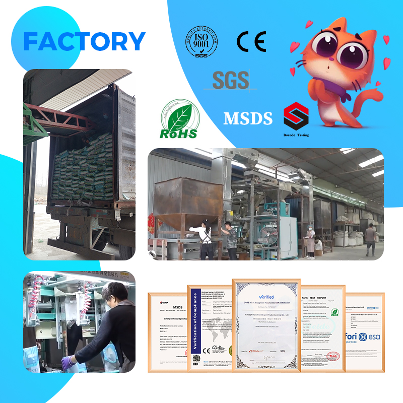 Bentonite cat litter