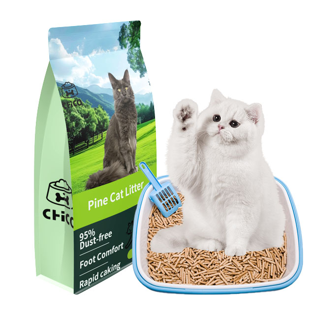 Pine cat litter sand