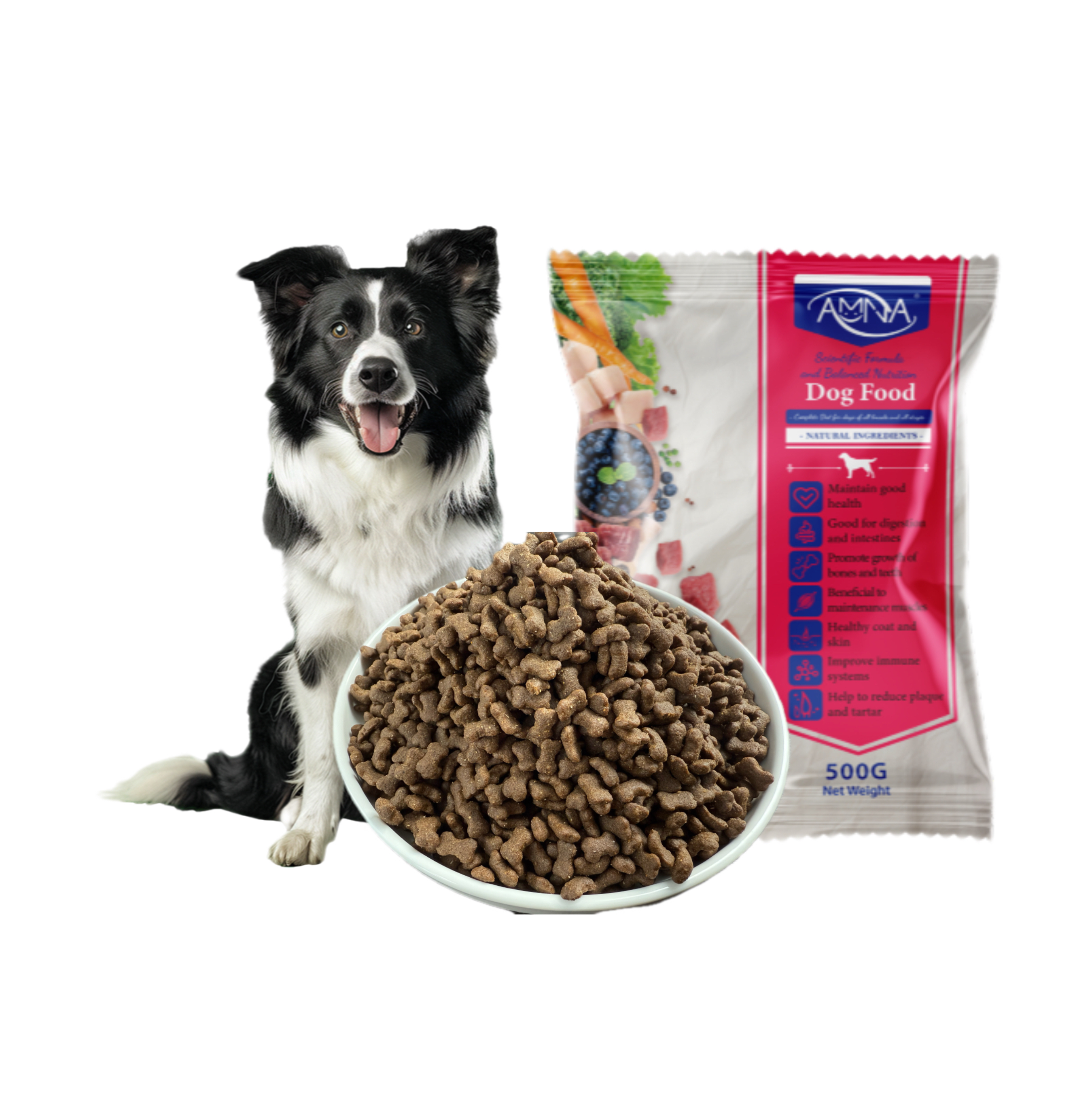 Dry dog food