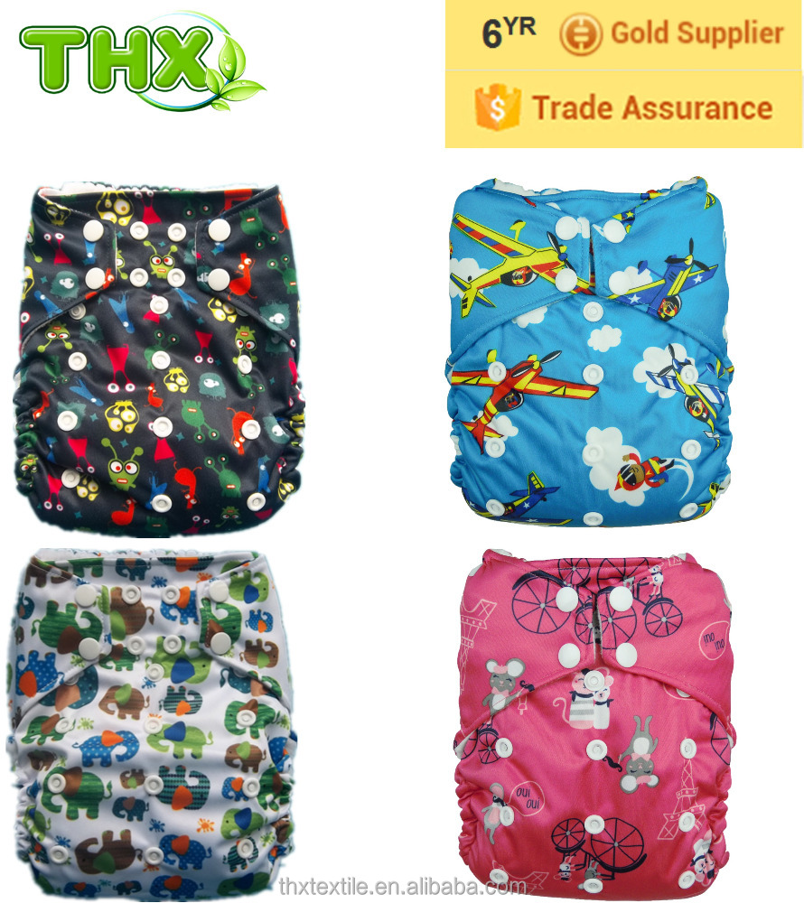 Diapers/Nappies Made of Solid Colour PUL / Minky