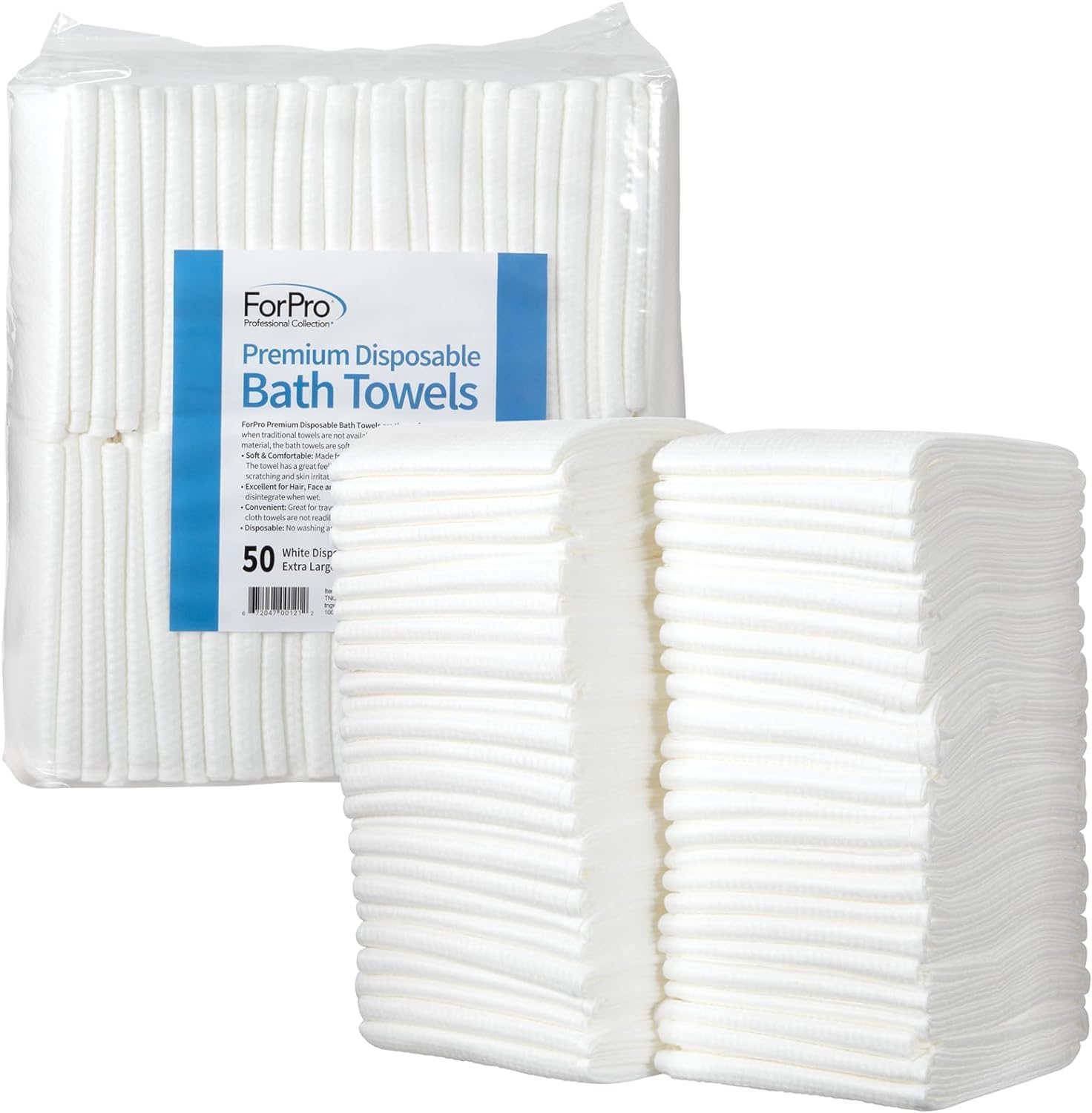 Disposable bath towel