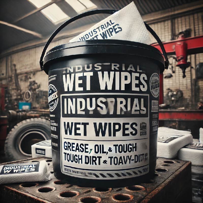 Industrial cleaning wipes