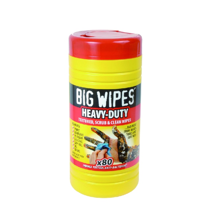 Industrial cleaning wipes