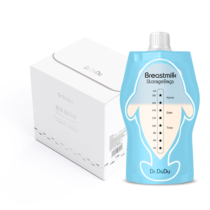 Breast milk storage bags