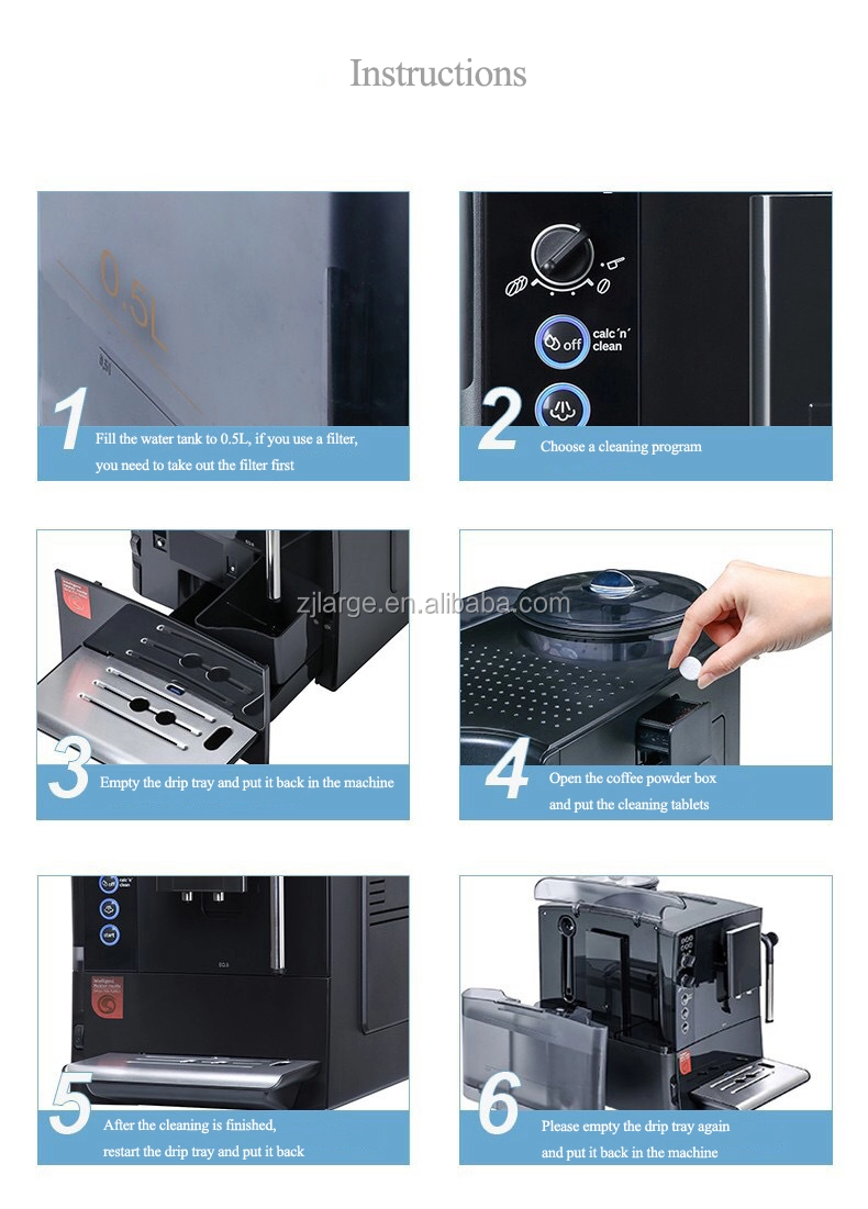 coffee machine cleaning tabelt